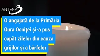 O angajată de la Primăria Gura Ocniţei şi-a pus capăt zilelor din cauza grijilor şi a bârfelor