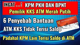 PENYEBAB ATM KKS TIDAK TERISI SALDO DAN BANTUAN PKH BPNT TIDAK BISA CAIR