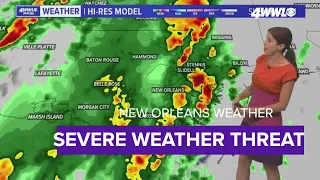 New Orleans Weather: Severe storms in forecast Sunday