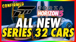 ALL NEW SERIES 32 CARS COMING TO FORZA HORIZON 5 - UPDATE 31 DLC FULL INFO (FH5 NEW CARS!)