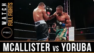 McAllister vs Yoruba FULL FIGHT: July 12, 2016 | PBC on FS1