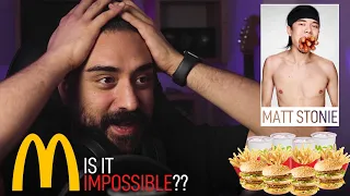 Arab Man Reacts to IMPOSSIBLE BIG MAC CHALLENGE [Matt Stonie]