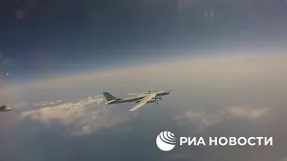 Russian and  Chinese Air Forces  conducted a joint air patrol in the Asia-Pacific region