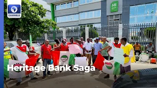 Heritage Bank Saga: Labour Union Pickets Institution Over Sack Of 1000 Workers