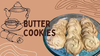 Butter cookies | Rosette butter cookies | Danish butter cookies