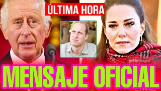 💥AVISO URGENTE de Carlos III sobre SU SALUD y la SITUACIÓN RECIENTE de Kate Middleton por William