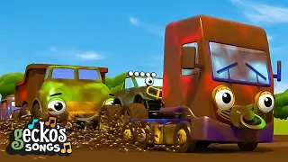 Baby Truck Muddy Playtime｜Gecko's Garage｜Children's Music｜Trucks For Kids｜Gecko's Songs