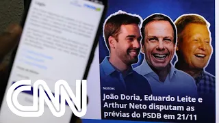 PSDB retoma votações de filiados nas prévias presidenciais | CNN SÁBADO MANHÃ