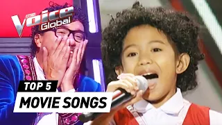 The most ICONIC Movie Songs on The Voice Kids