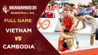 Full Game 3x3 : Vietnam vs Cambodia I Basketball Sea Games 31 Ha Noi Viet Nam