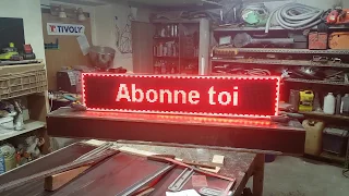 PANNEAU LED GEANT - DIY // ⓇⒷ