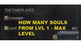 DARK SOULS 3: HOW MANY SOULS DOES IT TAKE FROM 1 - 802 (MAX LEVEL)