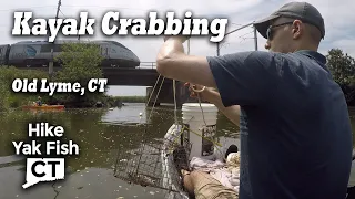 Kayak Crabbing - Lieutenant River in Old Lyme, CT
