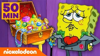 SpongeBob | 50 minuten lang de sjiekste momenten van Bikinibroek | Nickelodeon Nederlands
