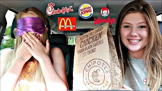 Guess that Fast Food Restaurant || NO TASTE NO SMELL || Taylor & Vanessa