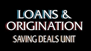 ⚖️LAW & ORDER⚖️  #Loans & #Originations - SAVING DEALS one DEAL AT A TIME!