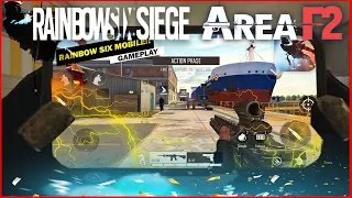 Noob plays Rainbow six siege on mobile | Area F2 Gameplay