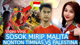 Viral Sosok Gadis Mirip Malita Nonton Pertandingan Timnas Indonesia Vs Palestina Di Surabaya