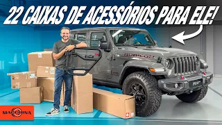 Instalei acessórios Mopar e transformei o Jeep Gladiator! Confiram as mudanças!