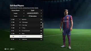 EA SPORTS FC 24 - FC Barcelona - Player Faces and Ratings