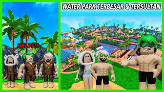 Terdampar Di Pulau Kosong Justru Buatku Sukses Bangun Water Park Terbesar Di Roblox