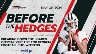 Breaking down the LOADED official visit list for Georgia football this weekend | Before The Hedges