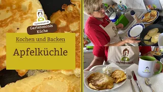 Apfelküchle - Apfelringe in Pfannkuchenteig gebraten | Gartenmonis Küche