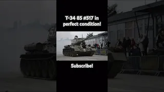 Working T-34/85 from ww2! #history #shortsviral #tanks #t34/85