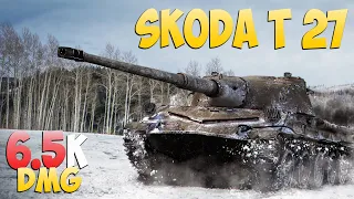 Skoda T 27 - 5 Kills 6.5K DMG - Automatic beast! - World Of Tanks