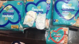 Which Pampers Diaper is Best? M-76 vs. M-32 vs. M-22 #diaperreview