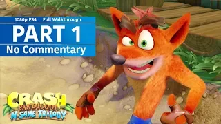 Crash Bandicoot N. Sane Trilogy Gameplay Walkthrough Part 1 - No Commentary [1080p PS4]