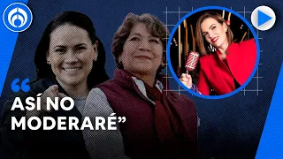 Morena quiere dirigir debate de Edomex; la moderadora Pamela Cerdeira se opone