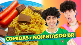 AS COMIDAS BRASILEIRAS MAIS NOJENTAS DA INTERNET! servidas?