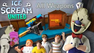 Ice Scream United Multiplayer Microwave Gun, Paintball Gun & Golden Revolver