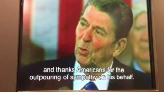 Video of assassination attempt against President Reagan