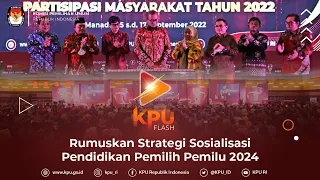 #KPUFlash Rumuskan Strategi Sosialisasi Pendidikan Pemilih Pemilu 2024