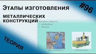 Технологические этапы изготовления металлических конструкций / Теория Начальный уровень