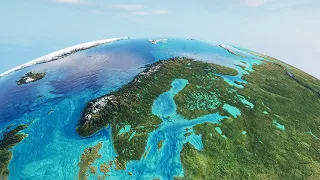 Ray-traced stylized Earth (80k+) in Unreal Engine 5.2