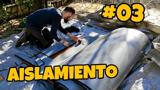 #03 CAMPERIZACIÓN | Cómo AISLAR una furgoneta CAMPER con Kaiflex |De viaje en Troncofurgo