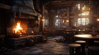 Medieval Fantasy Tavern | D&D Fantasy Music and Ambience, celtic music instrumental