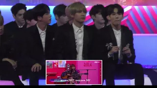 171201 BTS reaction to Heize /Bolbbalgan4 @mama2017