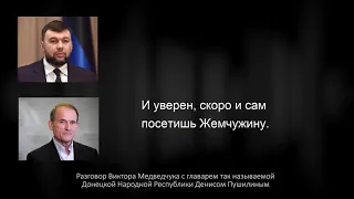 Прослушка Медведчука и Пушилина про Бориса Кауфмана