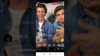 Shawn Mendes best live ever in Instagram with John Mayer