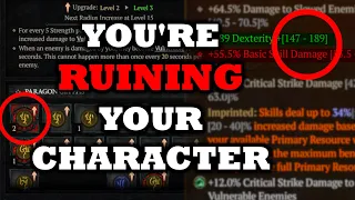 14 Mistakes You Really Need To STOP Making In Diablo 4 (You're RUINING Your Damage Output & Gear)