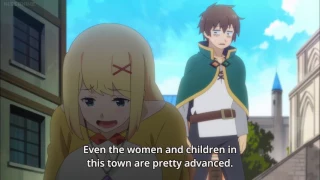 REFERENCE OF JOJO ANIME IN ANOTHER ANIME CALLED KONOSUBA