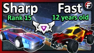 Sharp vs Fast | RLCS PLAYER vs 12 YEAR OLD PRODIGY | Rocket League 1v1