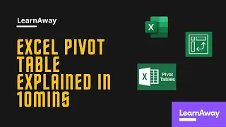 Microsoft Excel Pivot Tables EXPLAINED in 10 Minutes (Productivity tips included!)