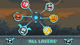 Red Ball 4 - All Balls vs Level 44 Laser