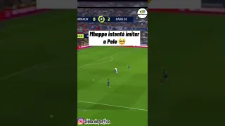 Pelé y Mbappé a nada de hacer golazos