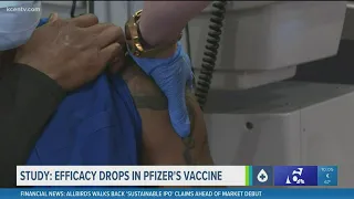 Study: Efficacy drops in Pfizer vaccine after 6 months